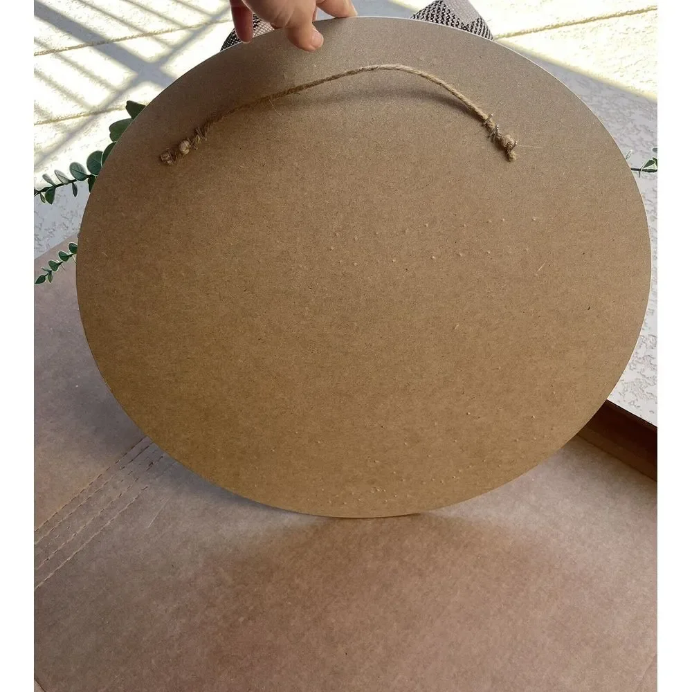 Welcome to the Shitshow Wooden Front Door Sign Funny‎ Round Wreaths Hanging Wood